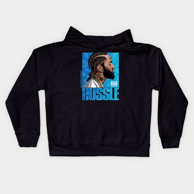 HUSSLE Kids Hoodie by BaileyBrothaz